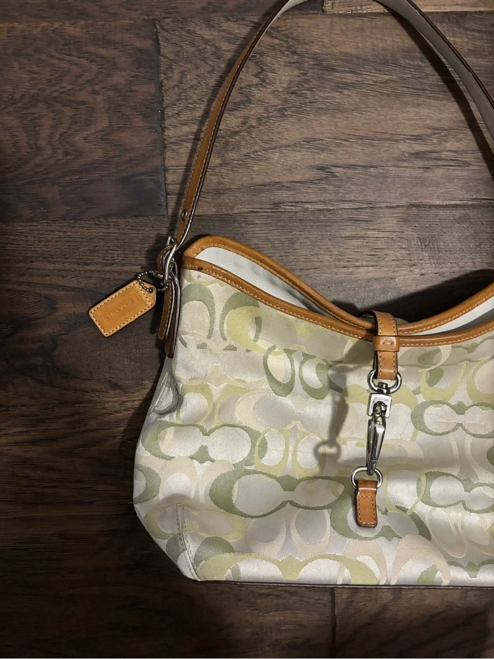 Coach Signature Canvas Hobo Bag